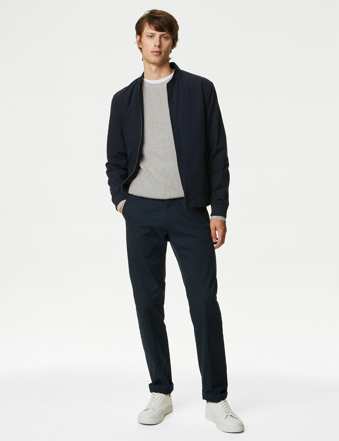 

Толстый джемпер Supersoft с круглым вырезом Marks & Spencer