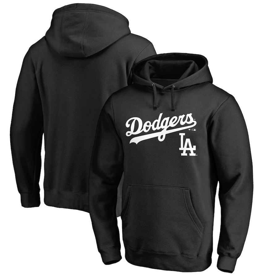 

Пуловер с капюшоном Fanatics Branded Los Angeles Dodgers, черный