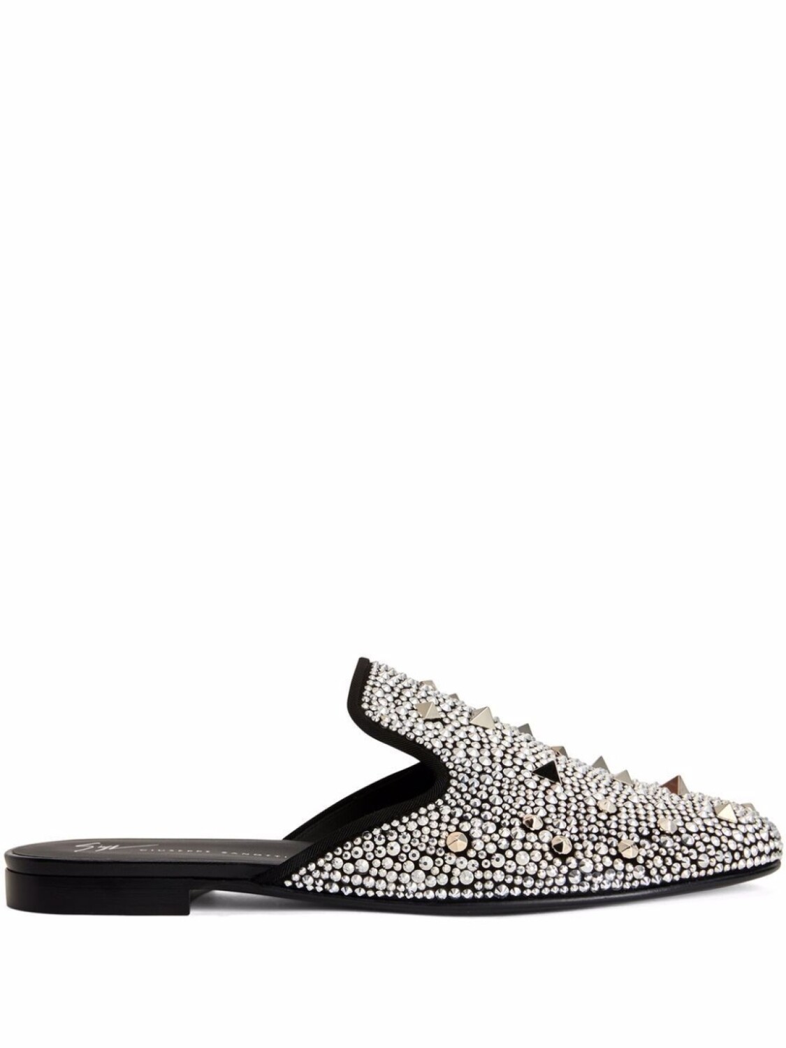 

Лоферы Jeffrey с кристаллами Giuseppe Zanotti, черный