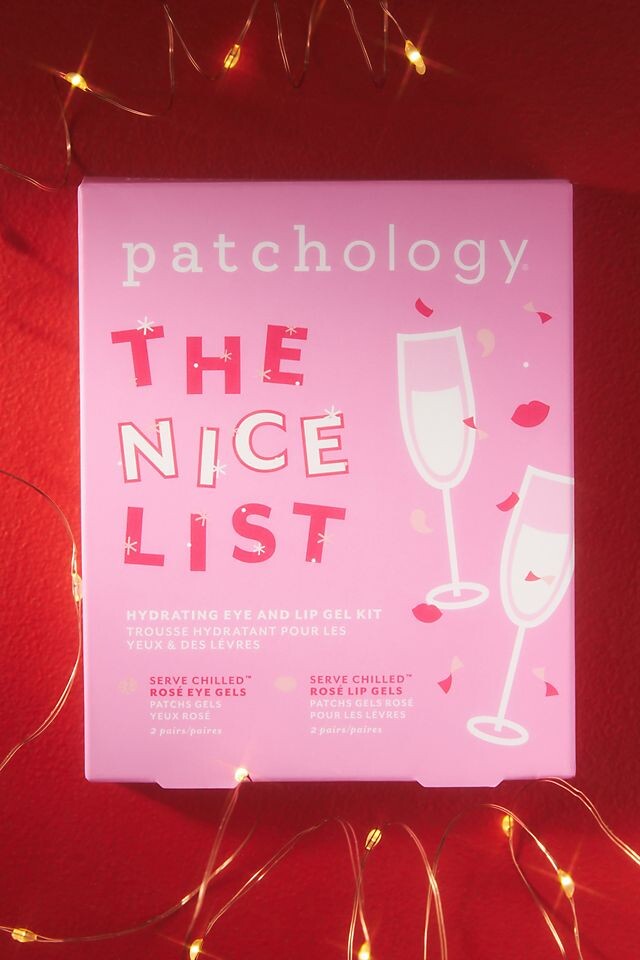 

Набор пробников патчей для глаз и губ Patchology The Nice List Rose, розовый