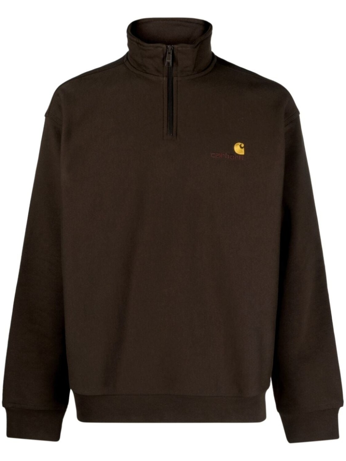 

Carhartt WIP толстовка American Script на молнии, коричневый