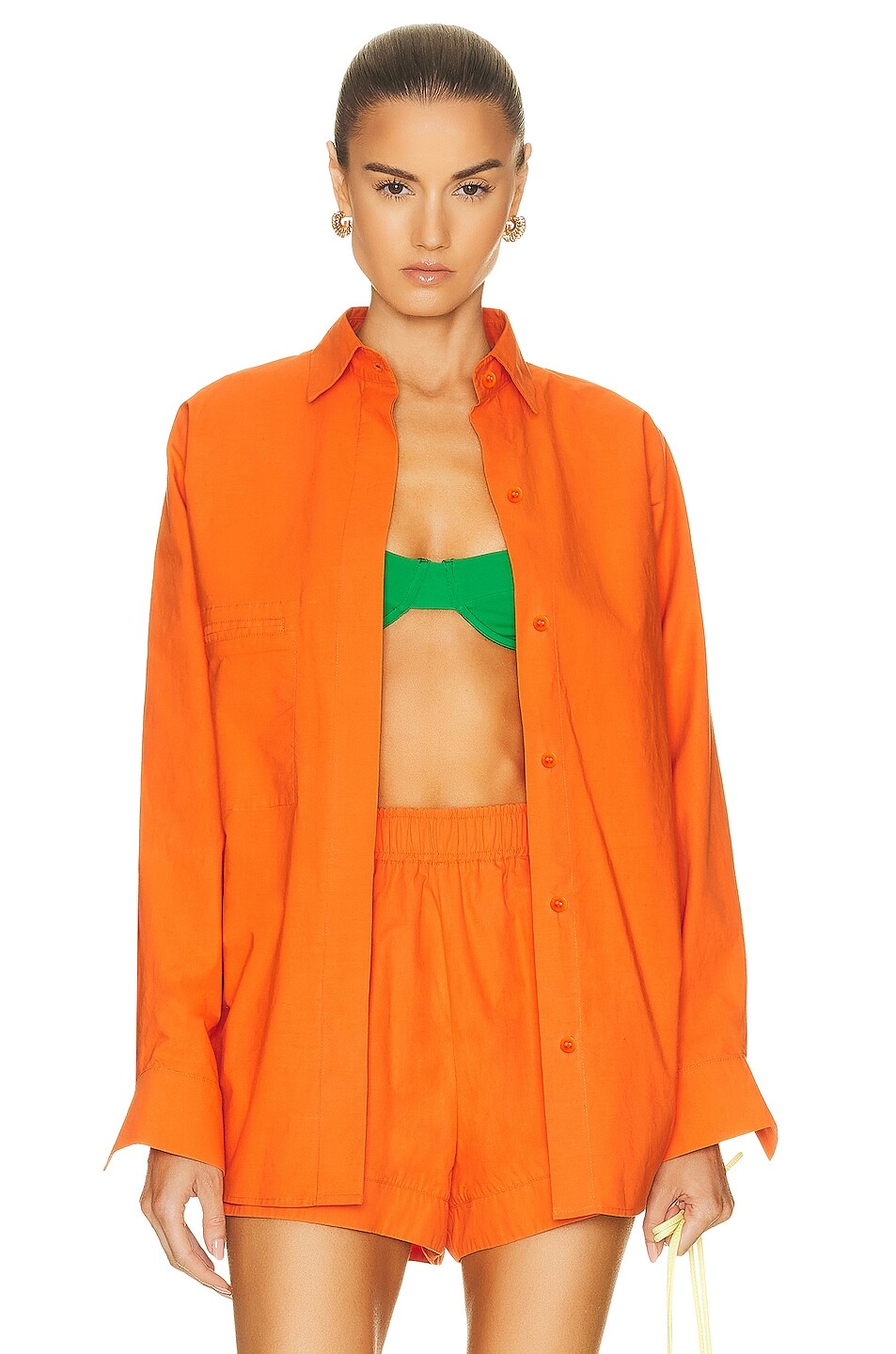 

Рубашка Haight. Oversized Shirt, цвет Mie Orange