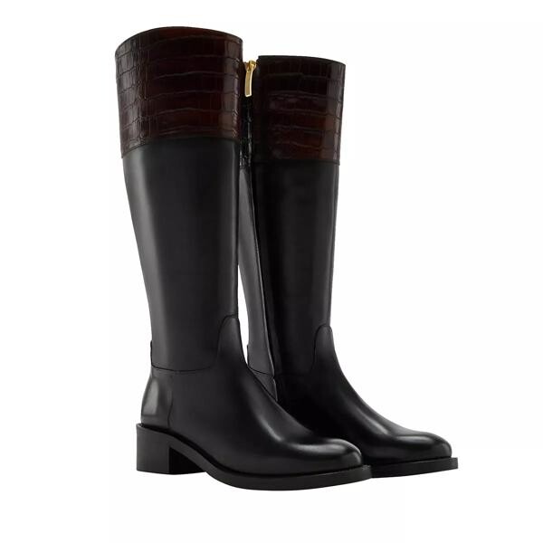 

Сапоги vendôme iris calfskin leather boots black/brown Isabel Bernard, черный
