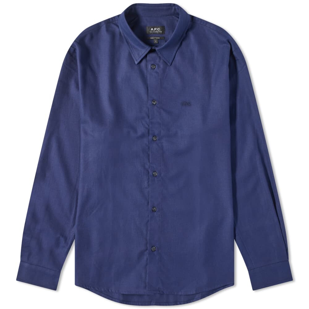 

A.P.C. Фланелевая рубашка с логотипом Vincent