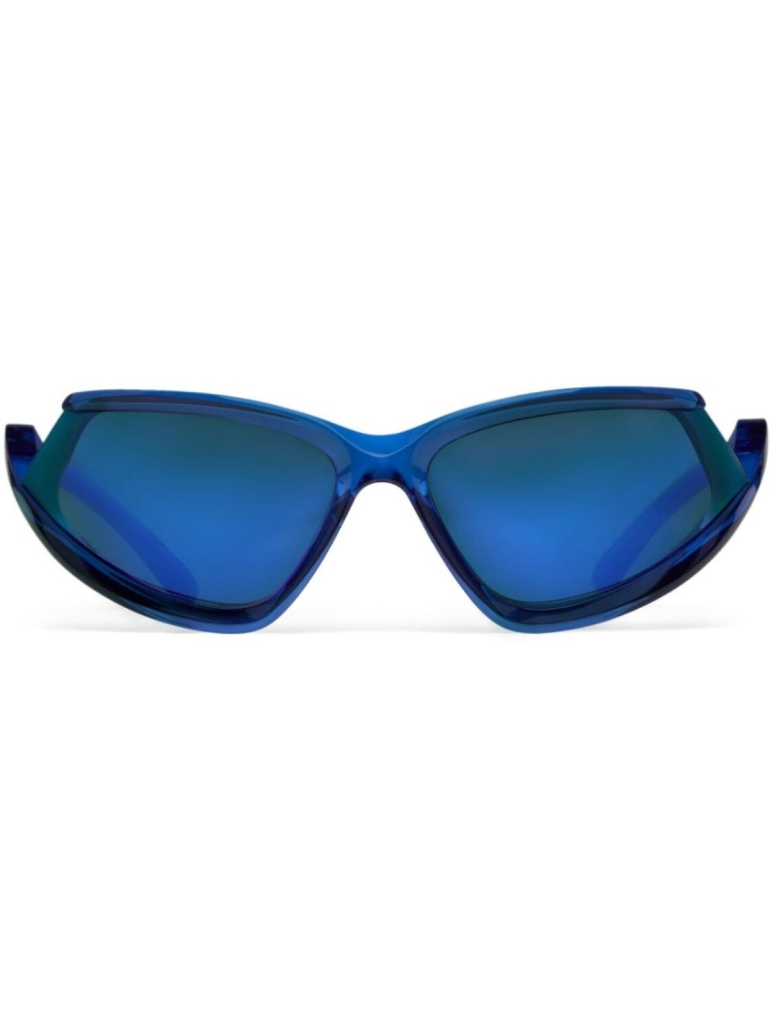 

Balenciaga Eyewear солнцезащитные очки Side Xpander Cat, синий
