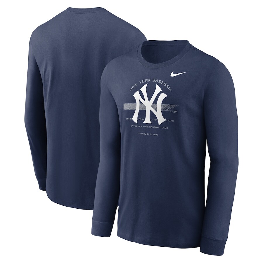 

Футболка с длинным рукавом Nike New York Yankees, нави