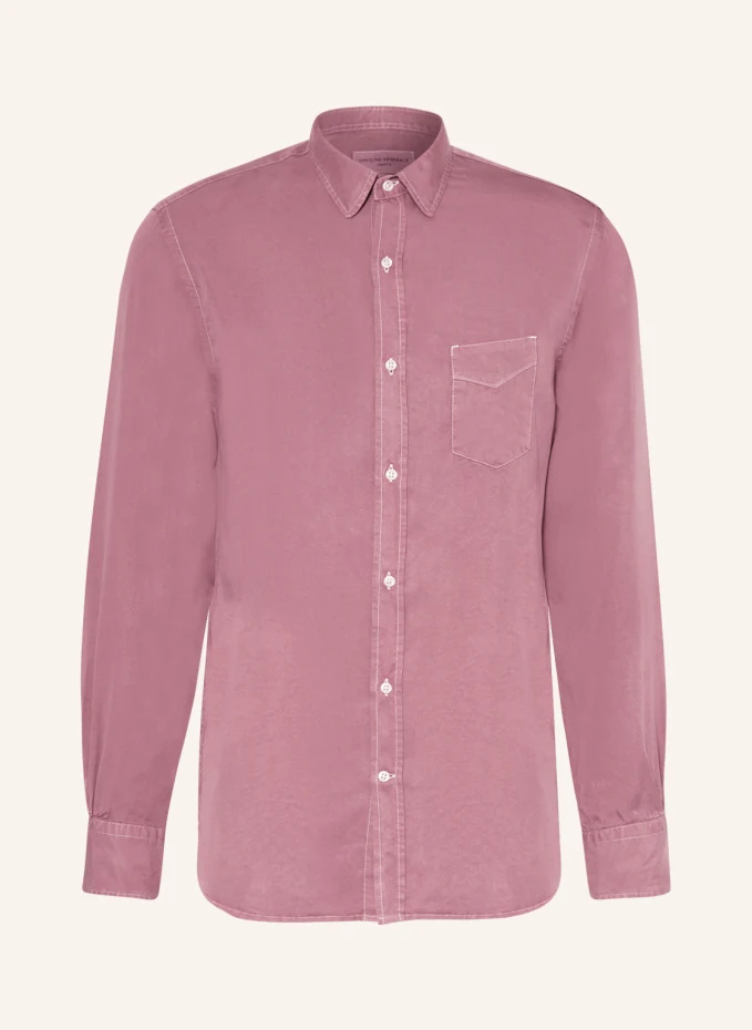 цена Рубашка lipp стандартного кроя Officine Générale, розовый