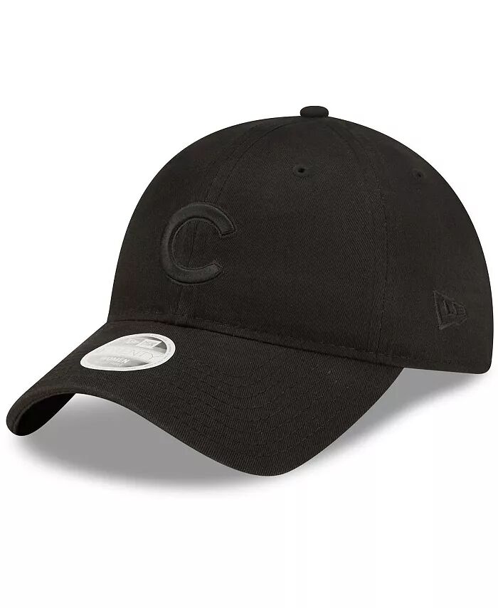 

Женская регулируемая кепка Chicago Cubs Black on Black Core Classic II 9TWENTY New Era, черный