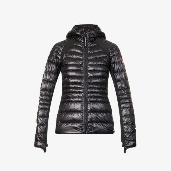 

Пуховик hybridge lite с капюшоном Canada Goose, черный