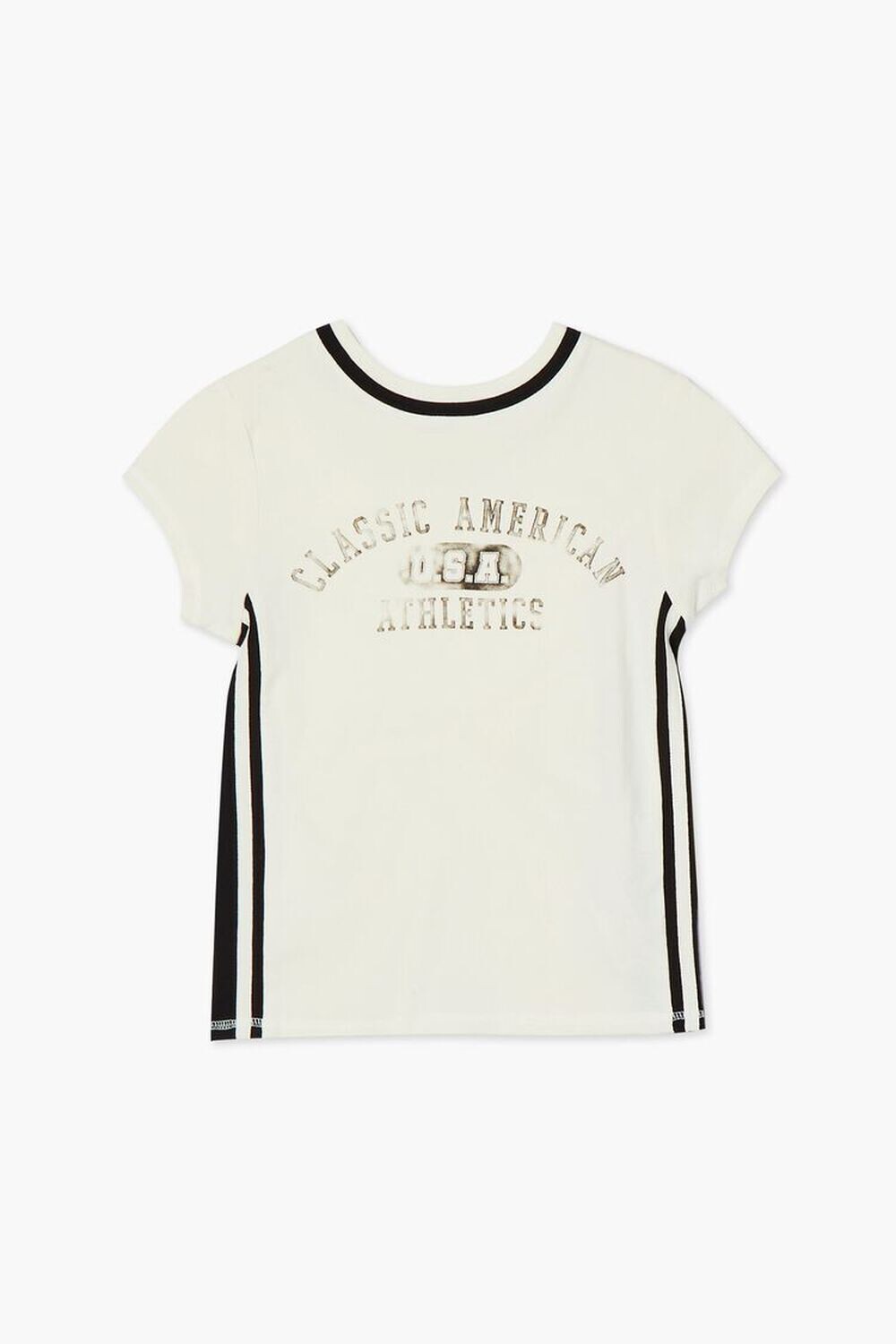 

Футболка с рисунком для девочек American Athletics Forever 21, кремовый