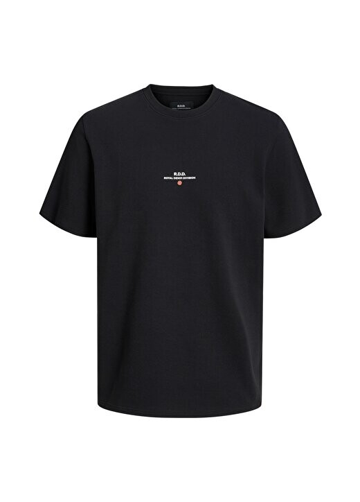 

Черная мужская футболка с круглым вырезом RDDLUCA TEE S/S CREW NECK NOOS Jack & Jones, черный
