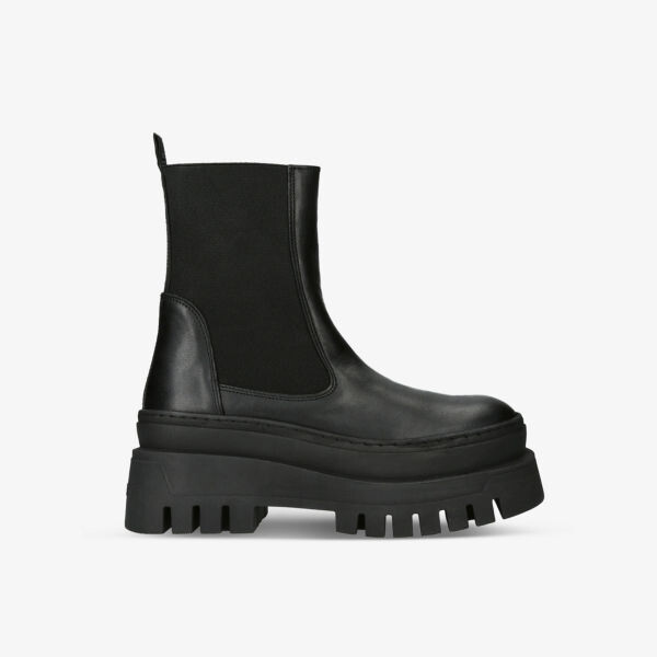 

Кожаные ботильоны Cassandra с язычком Steve Madden, черный