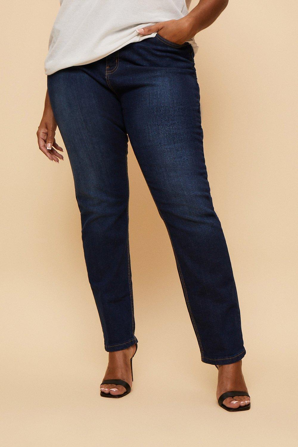 цена Прямые джинсы Curve Harper Wallis, синий