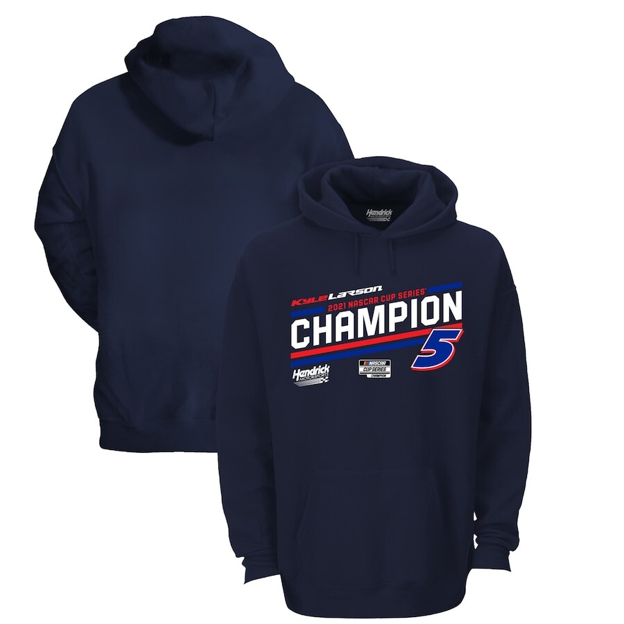 

Пуловер с капюшоном Hendrick Motorsports Team Collection Kyle Larson, нави