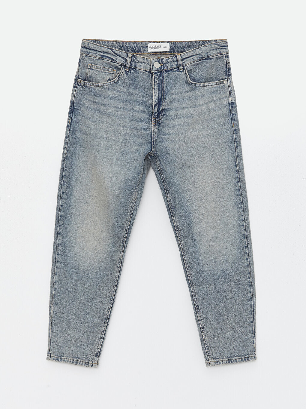 

710 Мужские джинсовые брюки свободного кроя LCW Jeans, открытое индиго родео