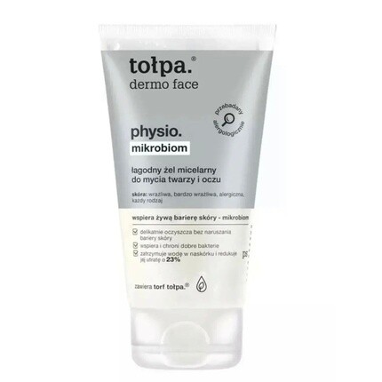 

Мицеллярный гель Tolpa Physio Mild Microbiome для умывания лица 150 мл, Toе‚Pa