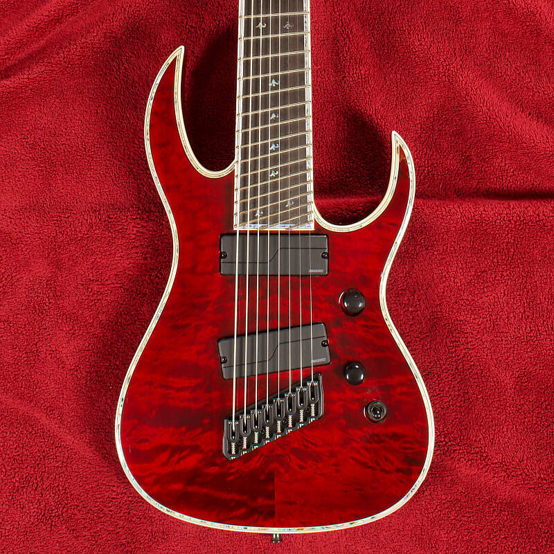 

Электрогитара B.C. Rich Shredzilla 8 Prophecy Archtop Fanned Frets - Black Cherry