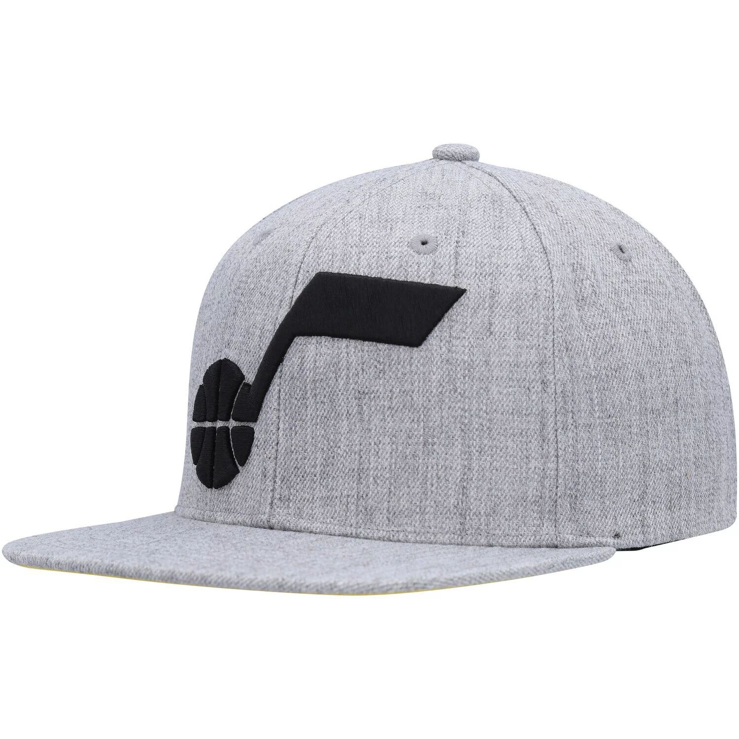 

Мужская кепка Mitchell & Ness Heather Grey Utah Jazz Hardwood Classics 2.0 Snapback