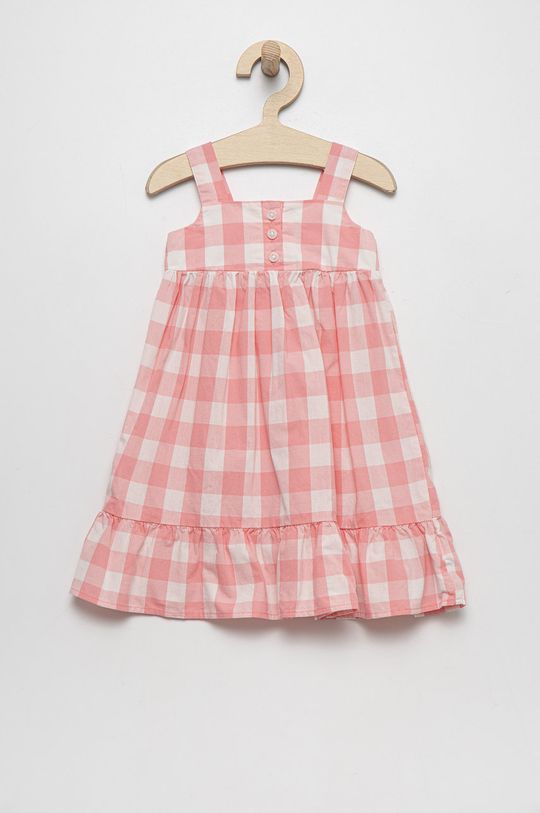 Платье из хлопка для маленькой девочки Gap, розовый платье gap belted maxi коричневый