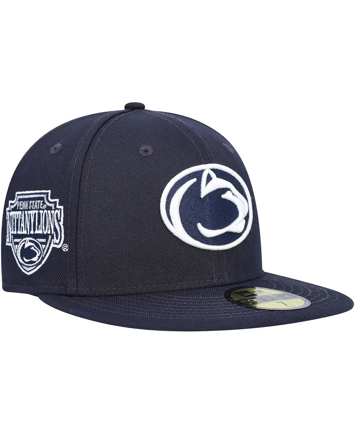 

Мужская темно-синяя приталенная шляпа Penn State Nittany Lions Patch 59FIFTY New Era