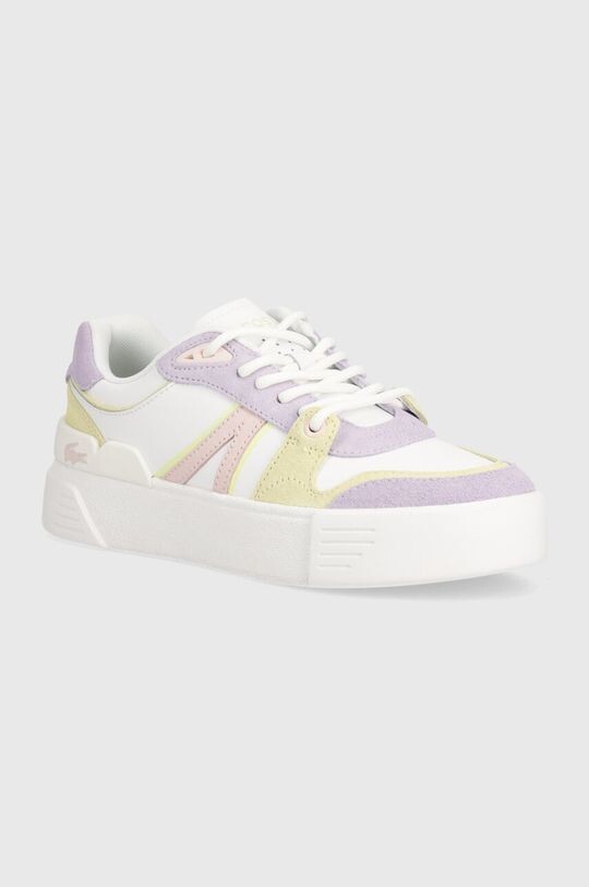 

Кроссовки Evo Contrasted Accent Leather Lacoste, белый