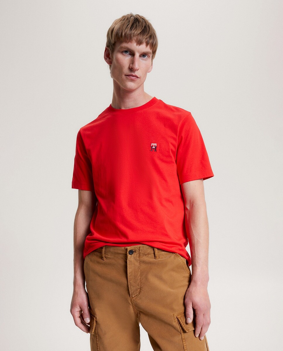 

Мужская футболка с коротким рукавом Tommy Hilfiger, красный