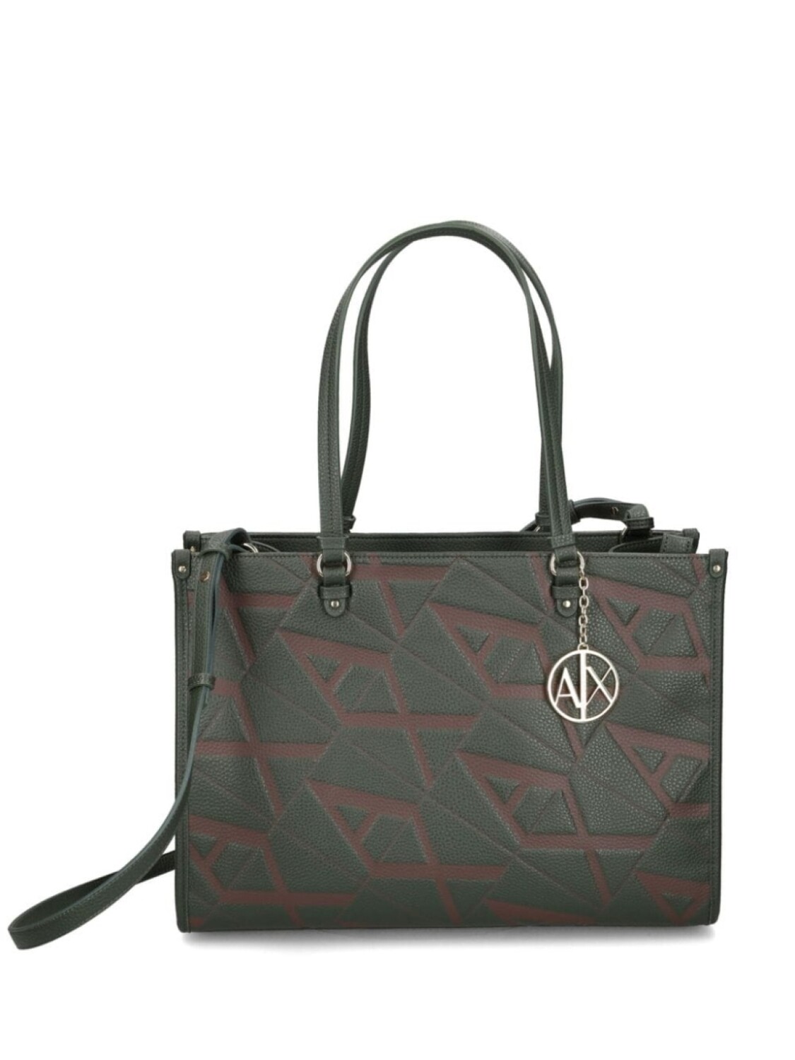 

Сумка-шоппер с логотипом Armani Exchange, зеленый
