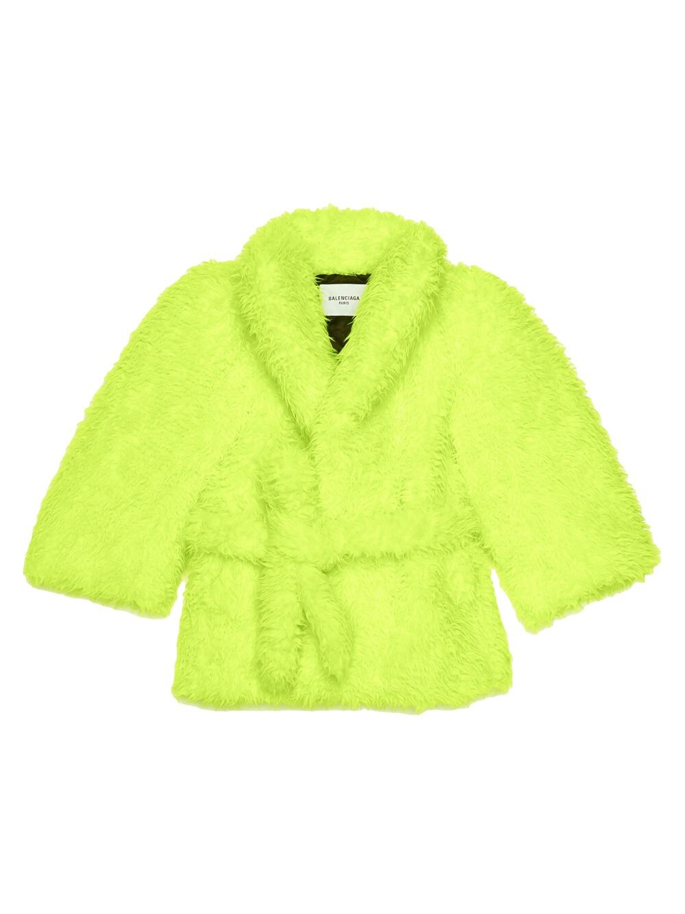 

Куртка с рукавами Тедди Balenciaga, желтый