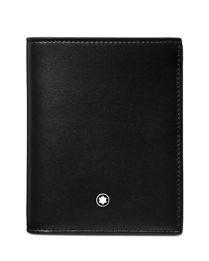 Компактный кожаный кошелек Meisterstück Montblanc бумажник meisterstück 6cc montblanc черный