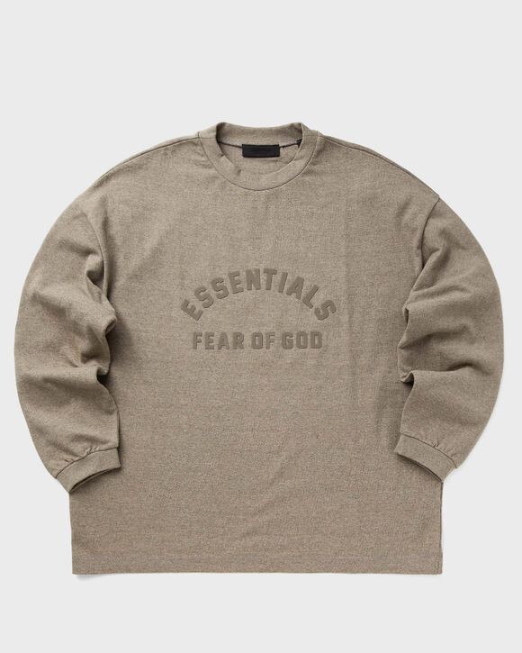 

Футболка Fear Of God Essentials Essentials L/S Tee, цвет heather grey