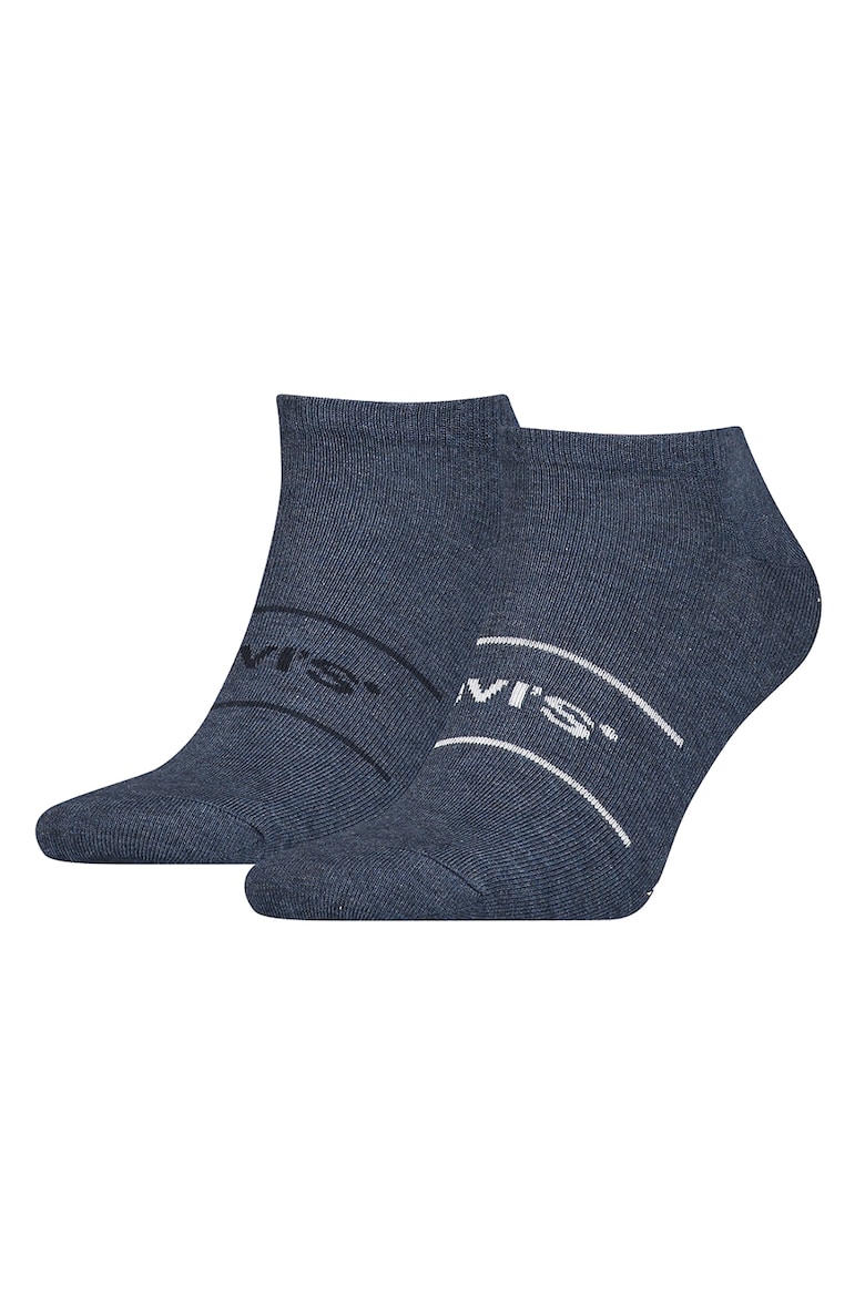 Хлопковые носки до щиколотки — 2 пары Levi'S, синий 2 пары партия женские хлопковые носки до щиколотки