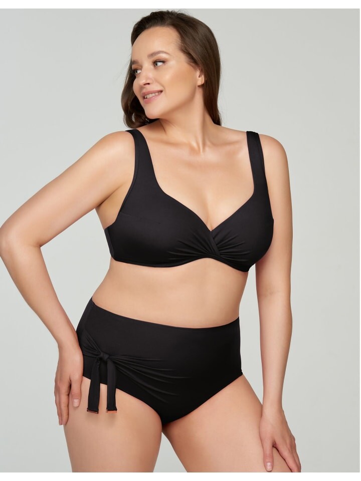 

Верх бикини Marc and Andre Oberteil Solid Line, черный
