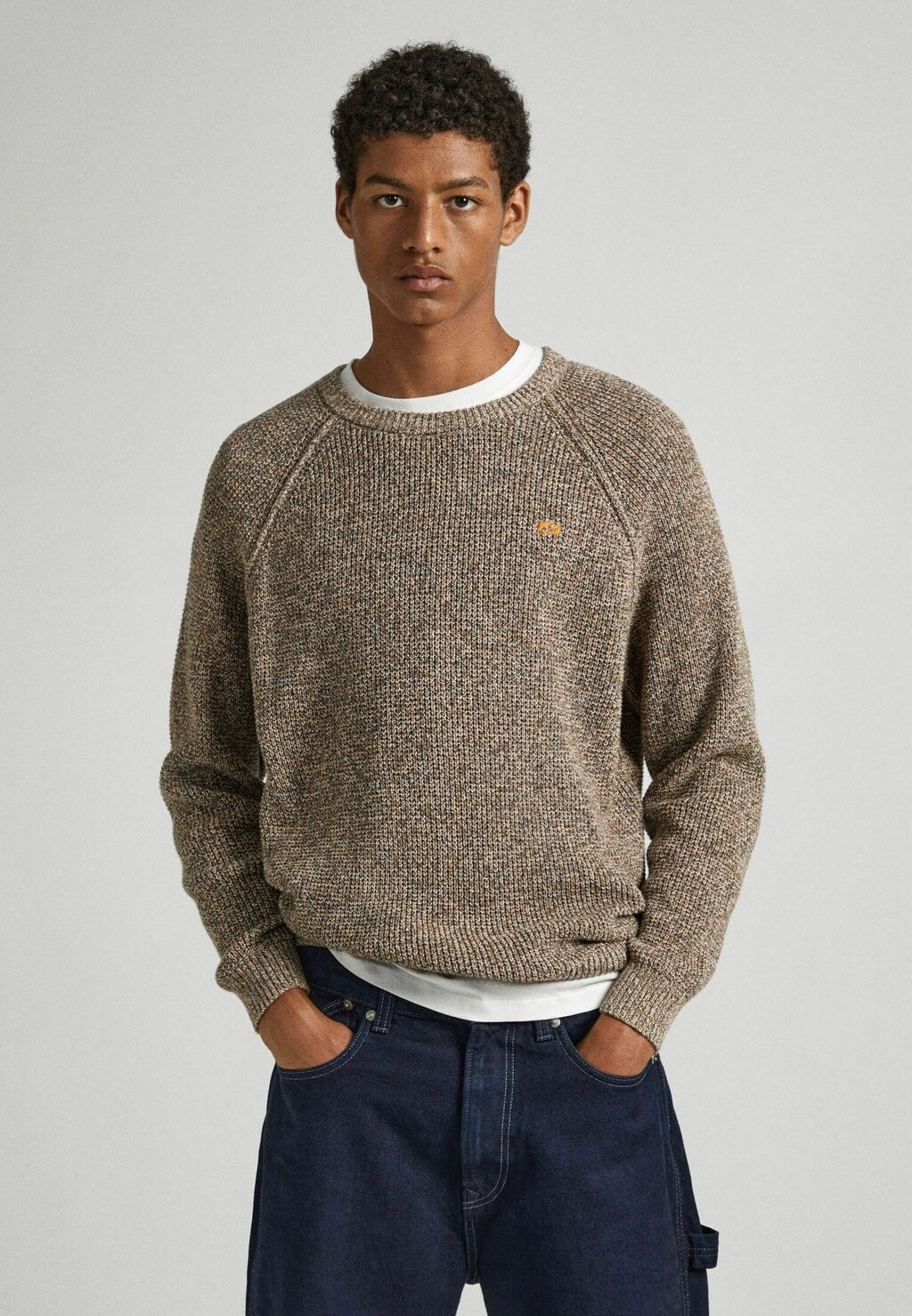 

Вязаный свитер SHERWOOD Pepe Jeans, цвет ochre yellow