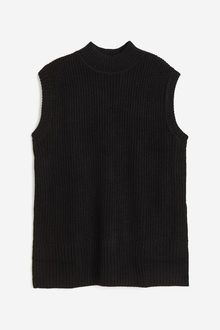 

Безрукавка H&M Striped Knit, черный