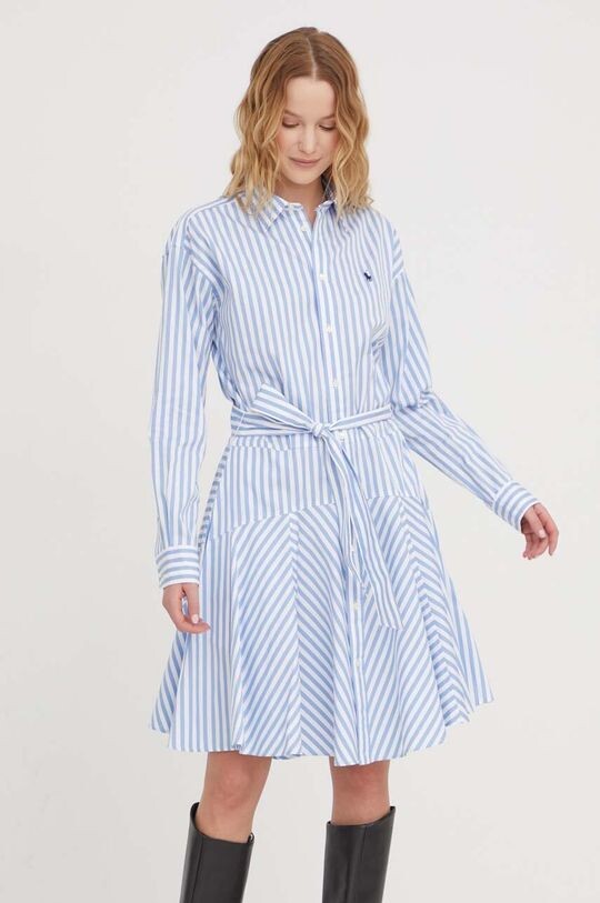 

Хлопковое платье Polo Ralph Lauren, белый