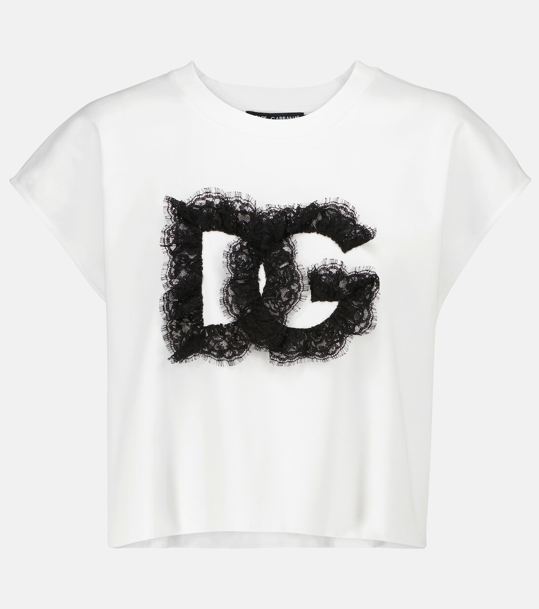 

Хлопковая футболка с логотипом DOLCE&GABBANA, белый
