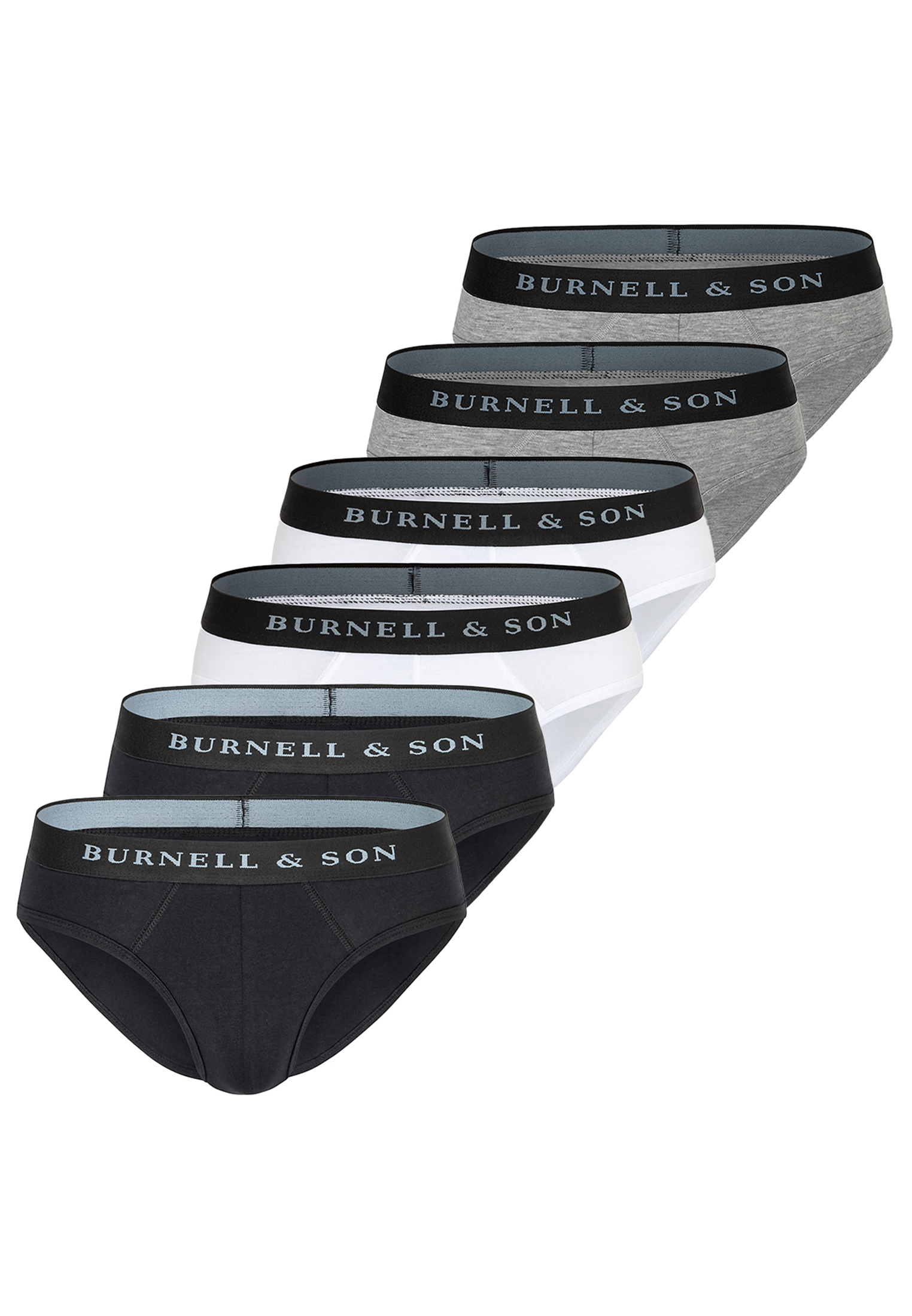 футболка базовая 3 pack basic burnell Трусы Burnell & Son/Unterhose Basic, цвет Mix