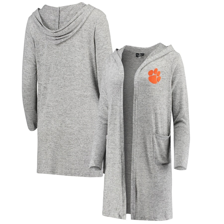 

Кардиган Boxercraft Clemson Tigers, серый