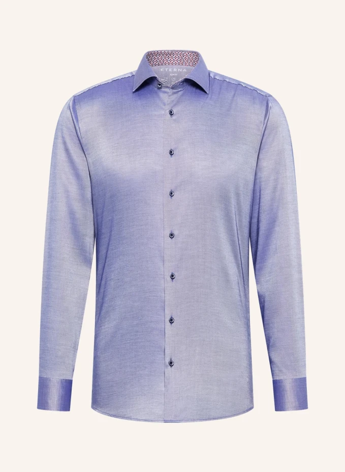 

Рубашка slim fit Eterna, синий