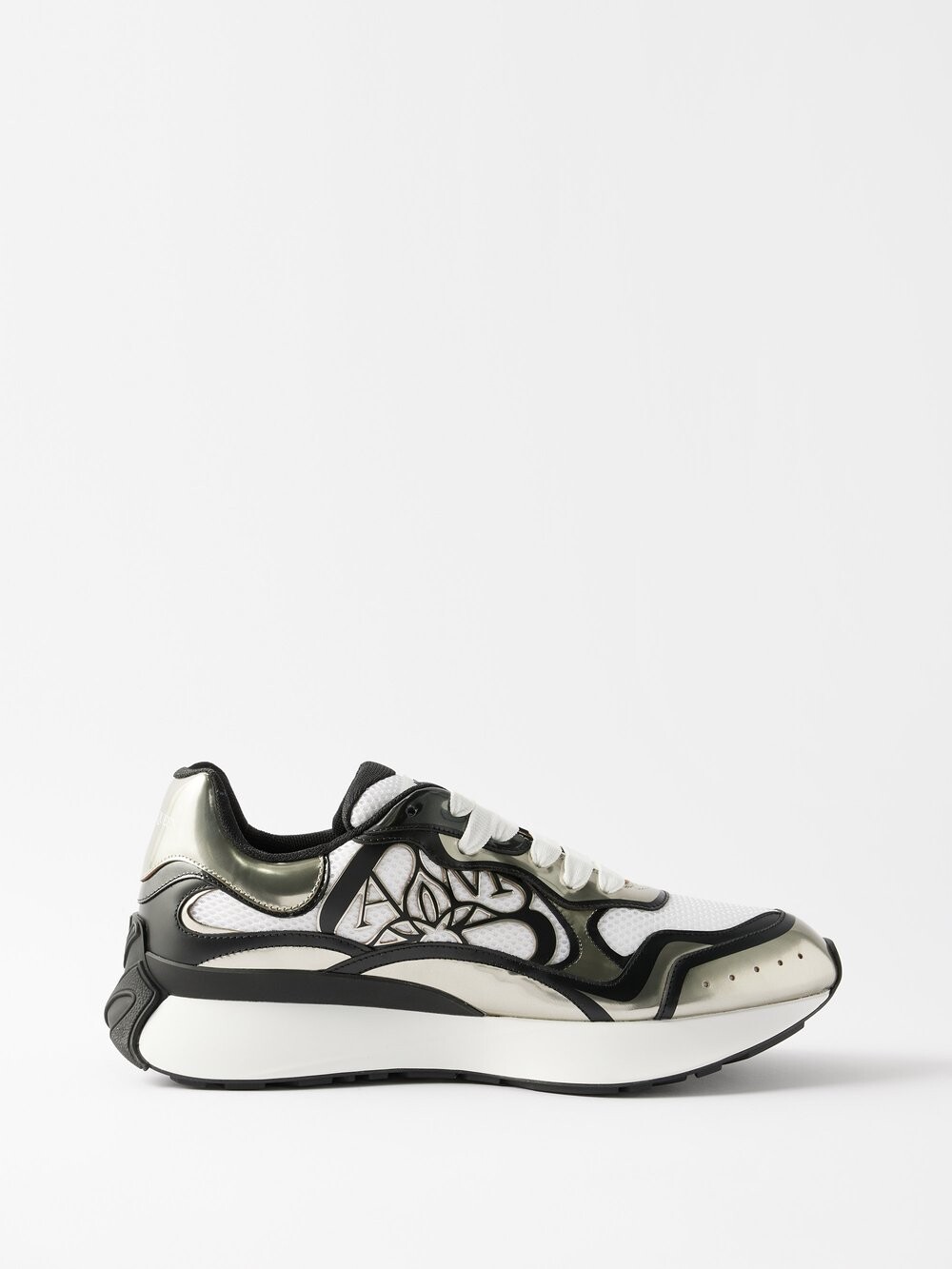 

Сетчатые кроссовки sprint runner Alexander McQueen, белый