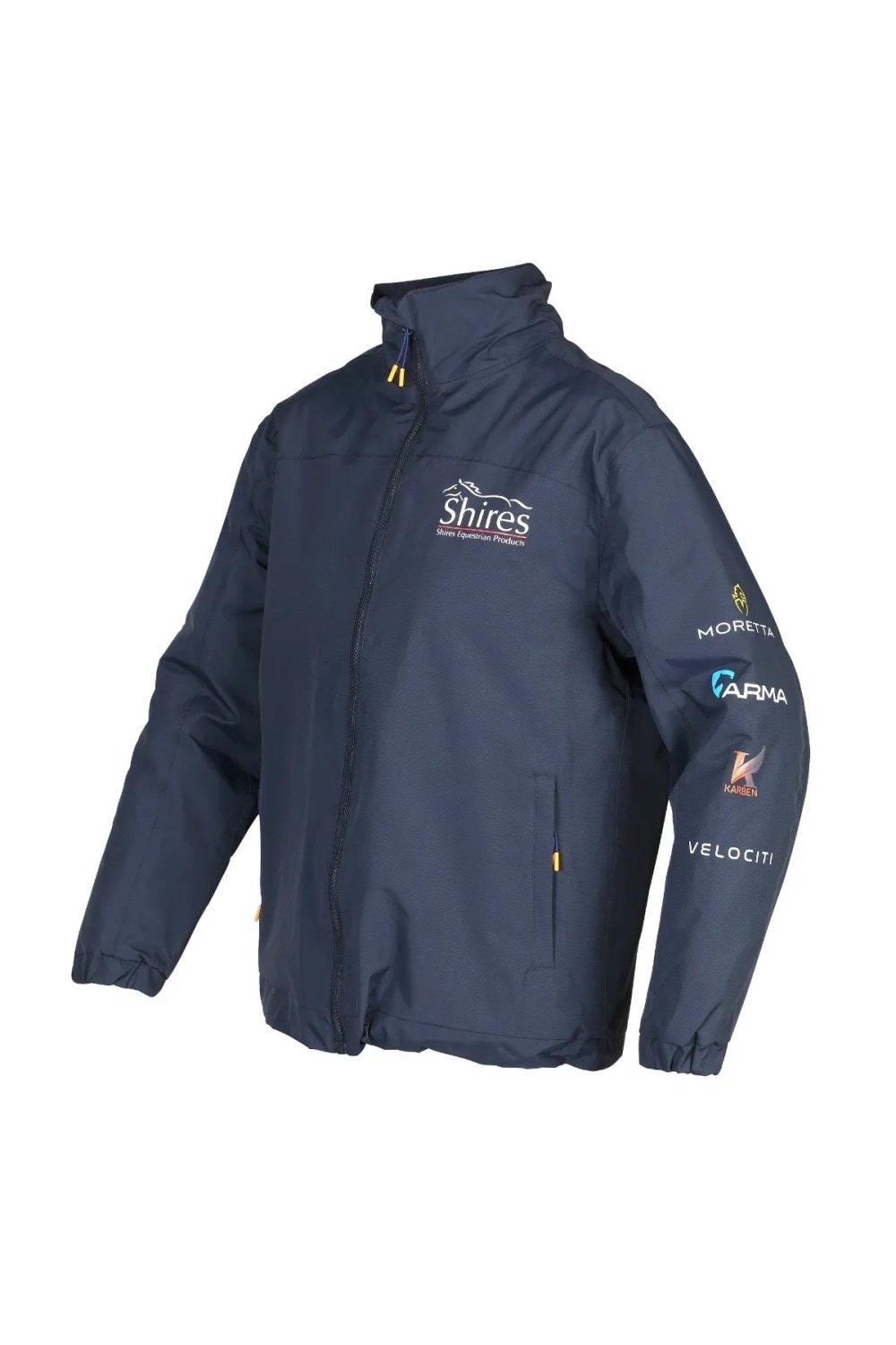 Водонепроницаемая куртка с логотипом Aubrion, темно-синий поло спортивное shires aubrion parsons tech xs темно синий великобритания