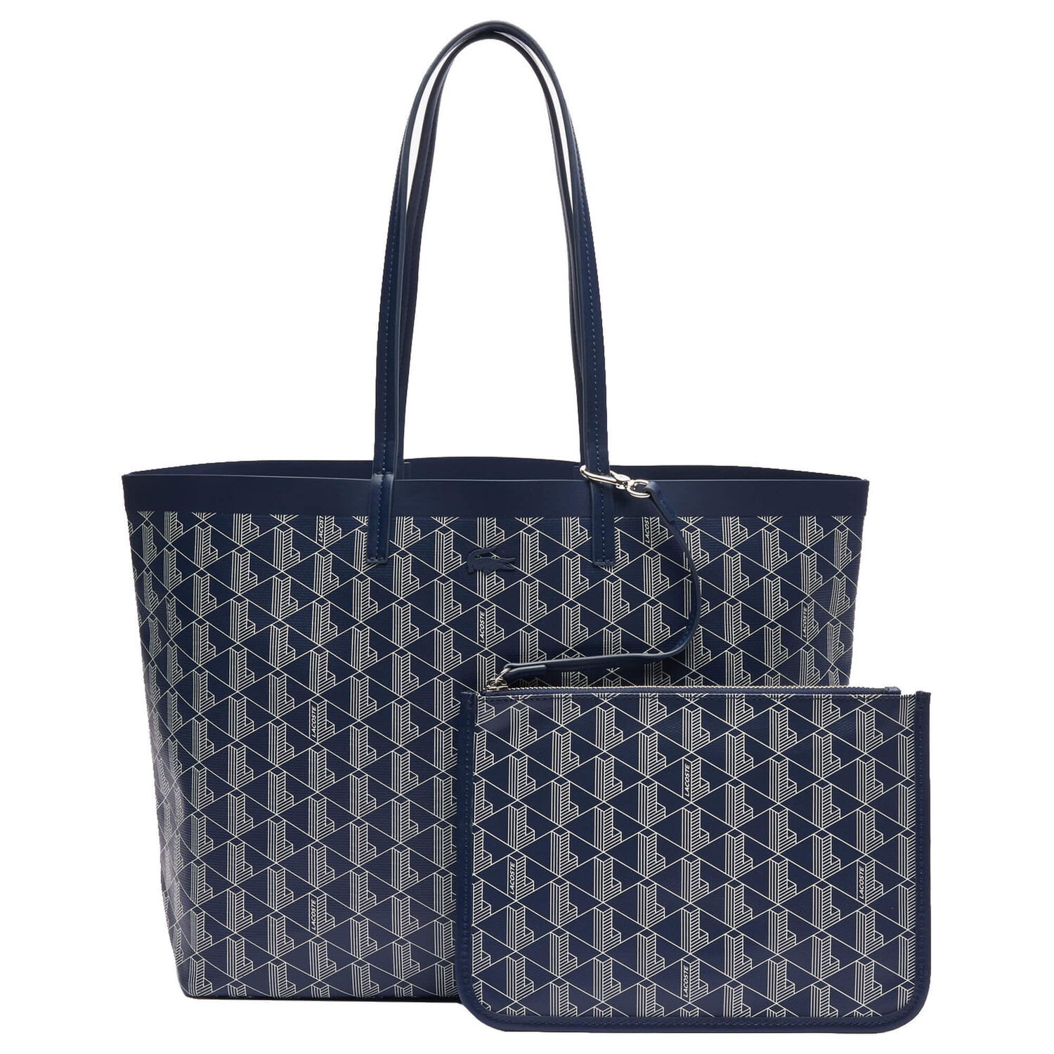

Сумка шоппер Lacoste Zely mit Pouch 35см, цвет mono marine 166 farine I