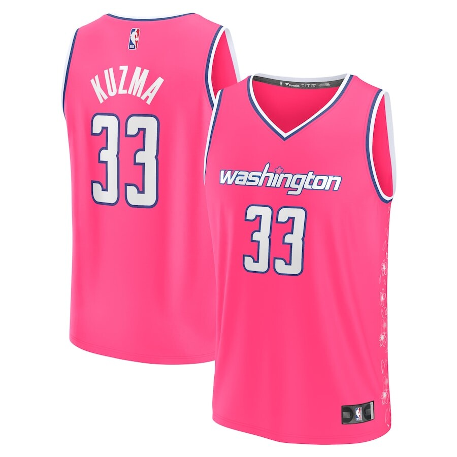 

Джерси Fanatics Branded Washington Wizards, розовый