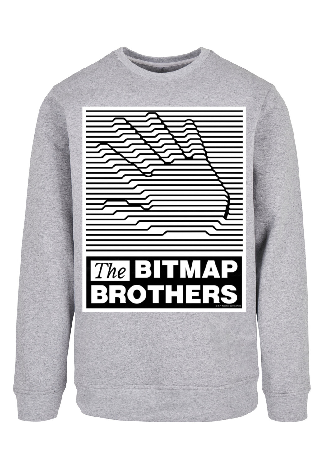 

Пуловер F4NT4STIC Sweatshirt Retro Gaming Bitmap Bros, цвет grau meliert