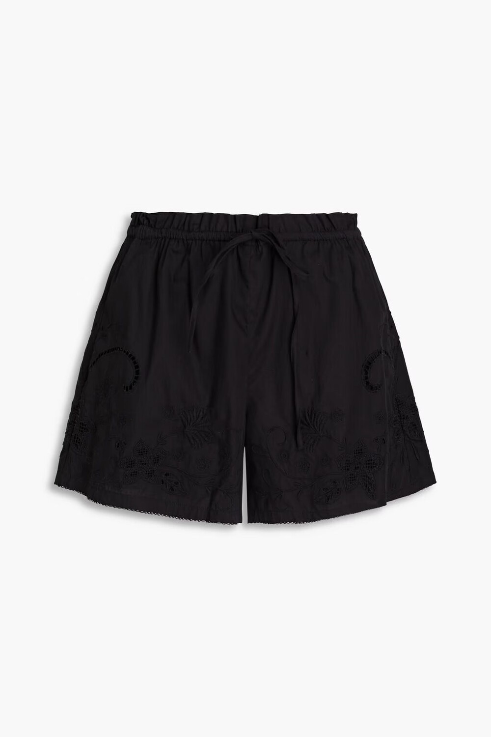 

Хлопковые шорты Marley с вышивкой английской вышивки Rag & Bone, черный