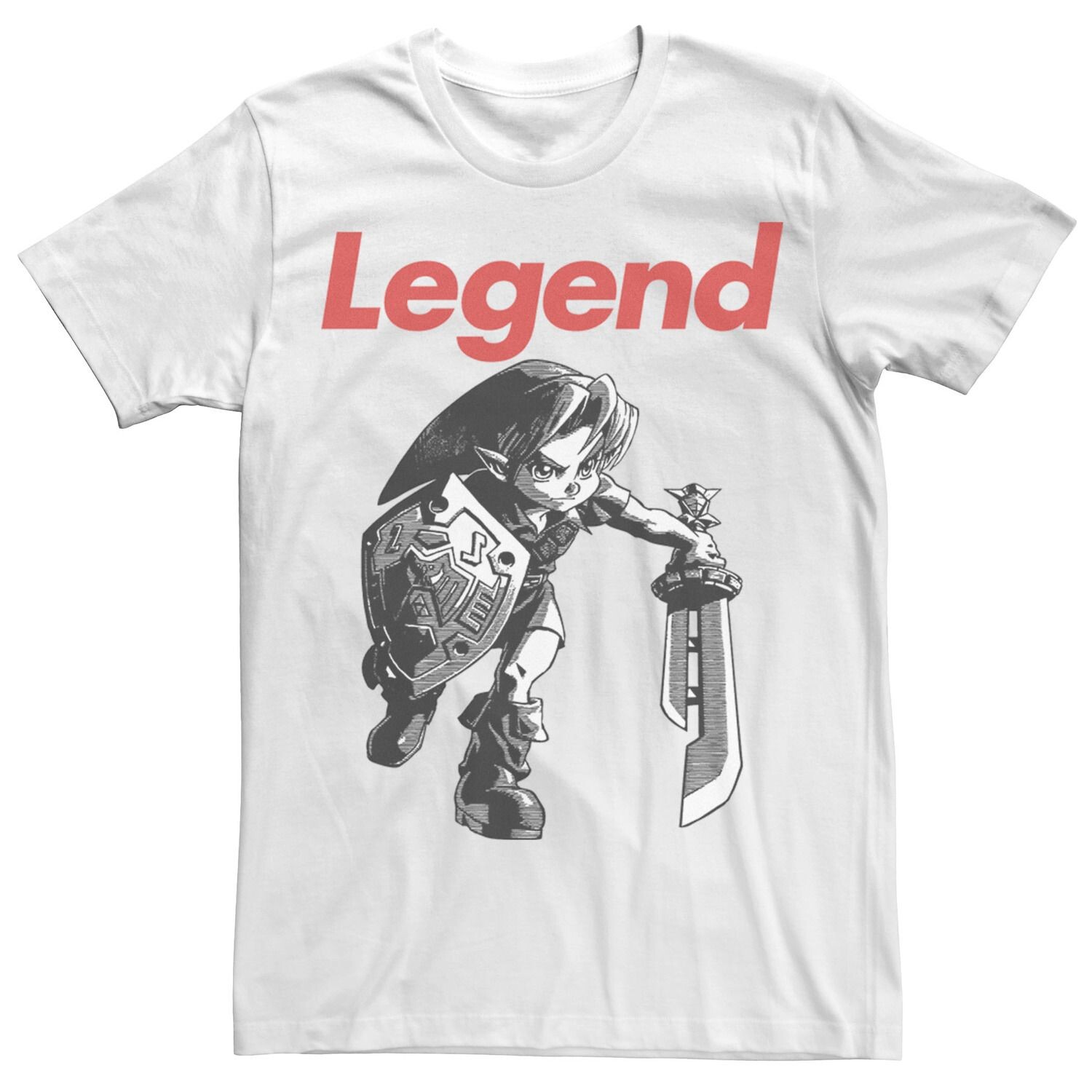 

Мужская уличная футболка Nintendo Zelda Legend Link Licensed Character