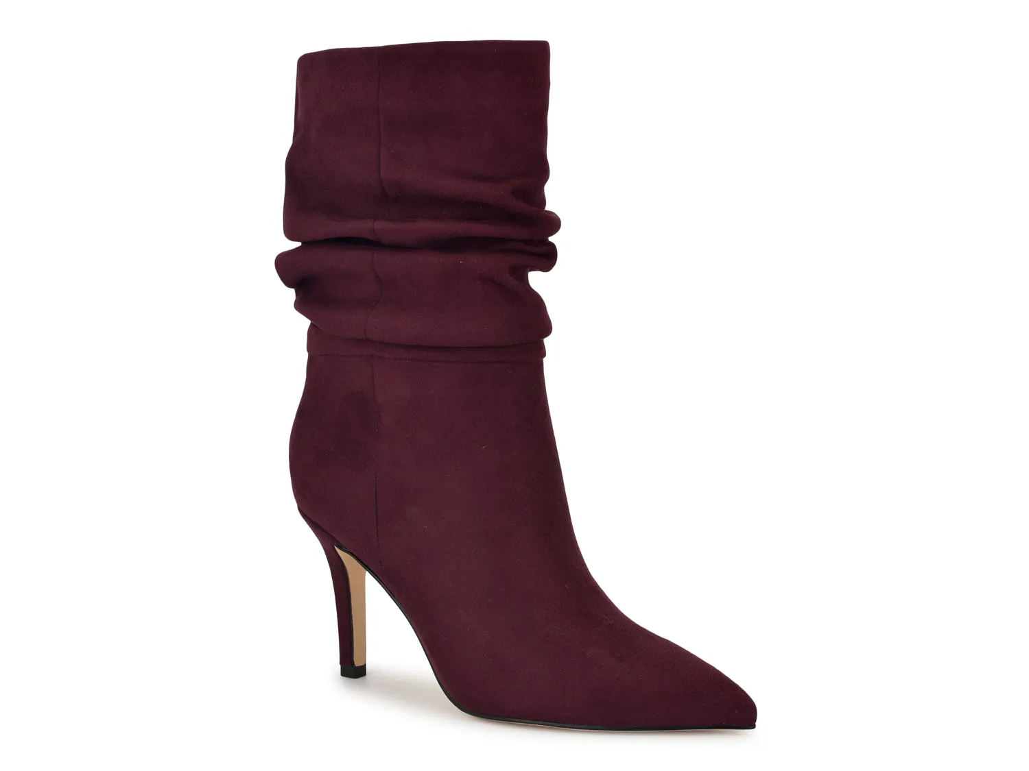 

Ботильоны Slouch Bootie Nine West, темно-красный/бордовый