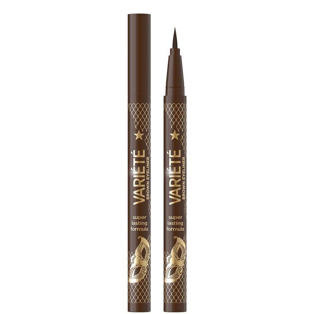 

Подводка для глаз Eveline Variete Brown, 1 шт