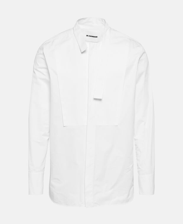 

Рубашка с длинными рукавами – стандартный крой. Jil Sander, белый