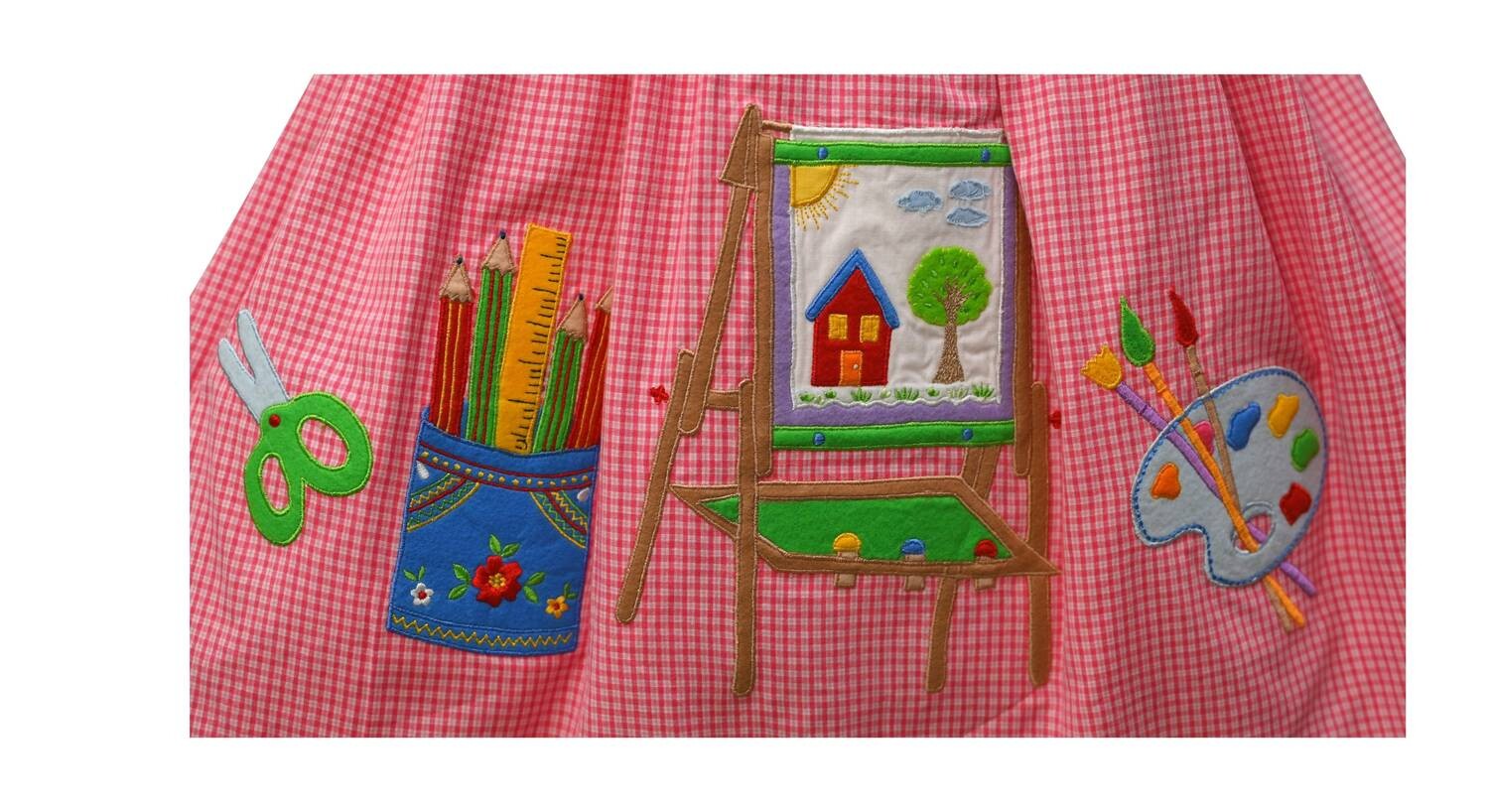 

Красное детское платье для художественного класса Cotton Kids, красный